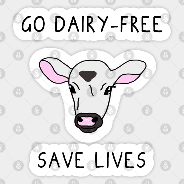 Go Dairy Free Sticker by Danielle